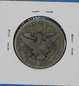 1908-O Barber Half Dollar Silver Coin