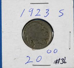 1923-S Buffalo Nickel