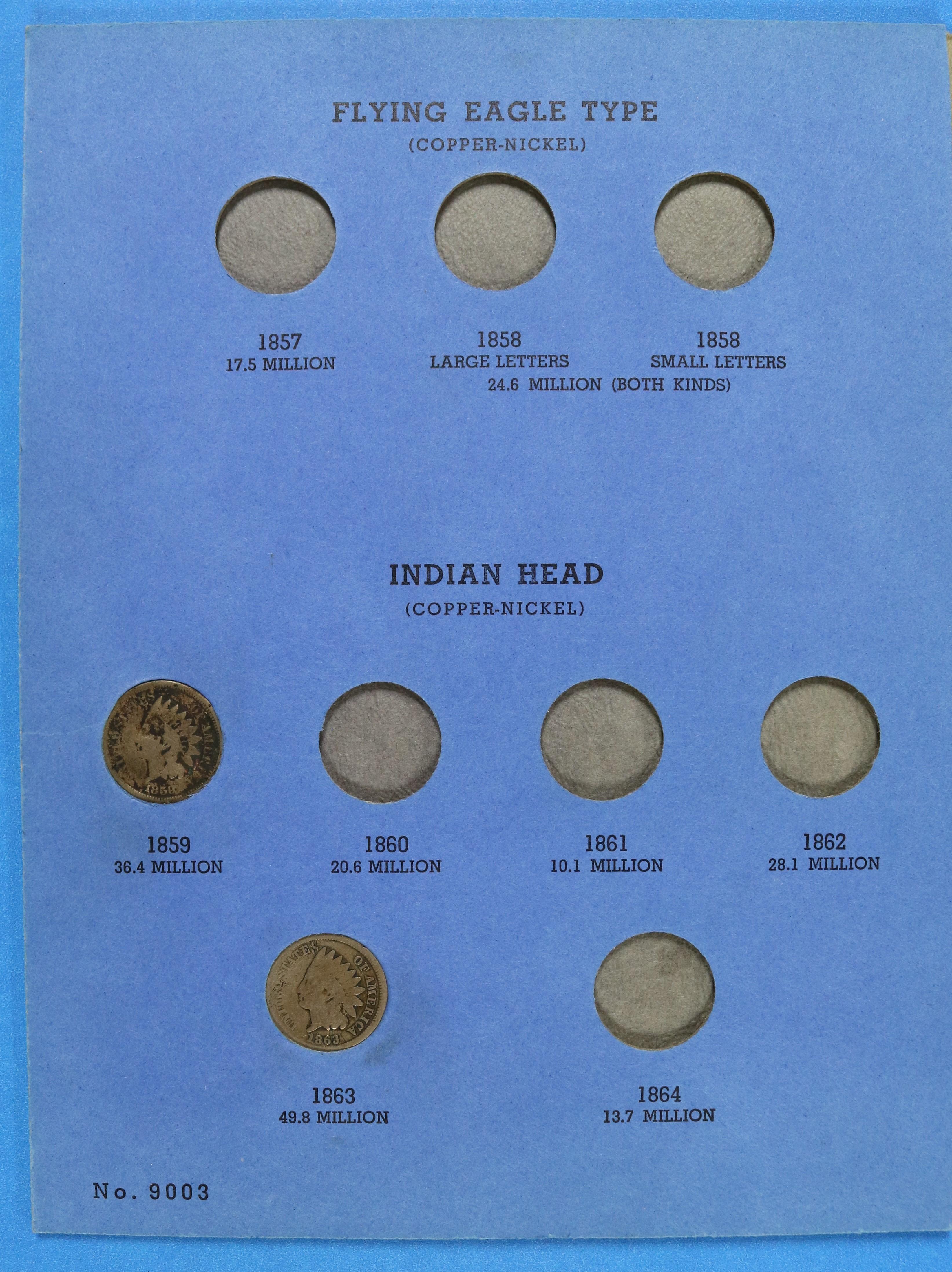 Book of 29 Indian Head Cent Pennies