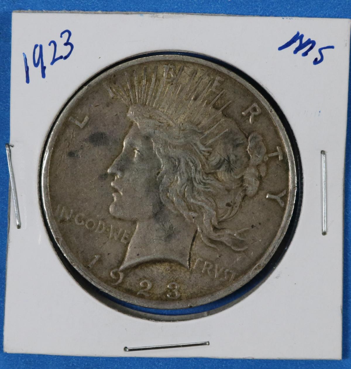 1923 Silver Peace Dollar