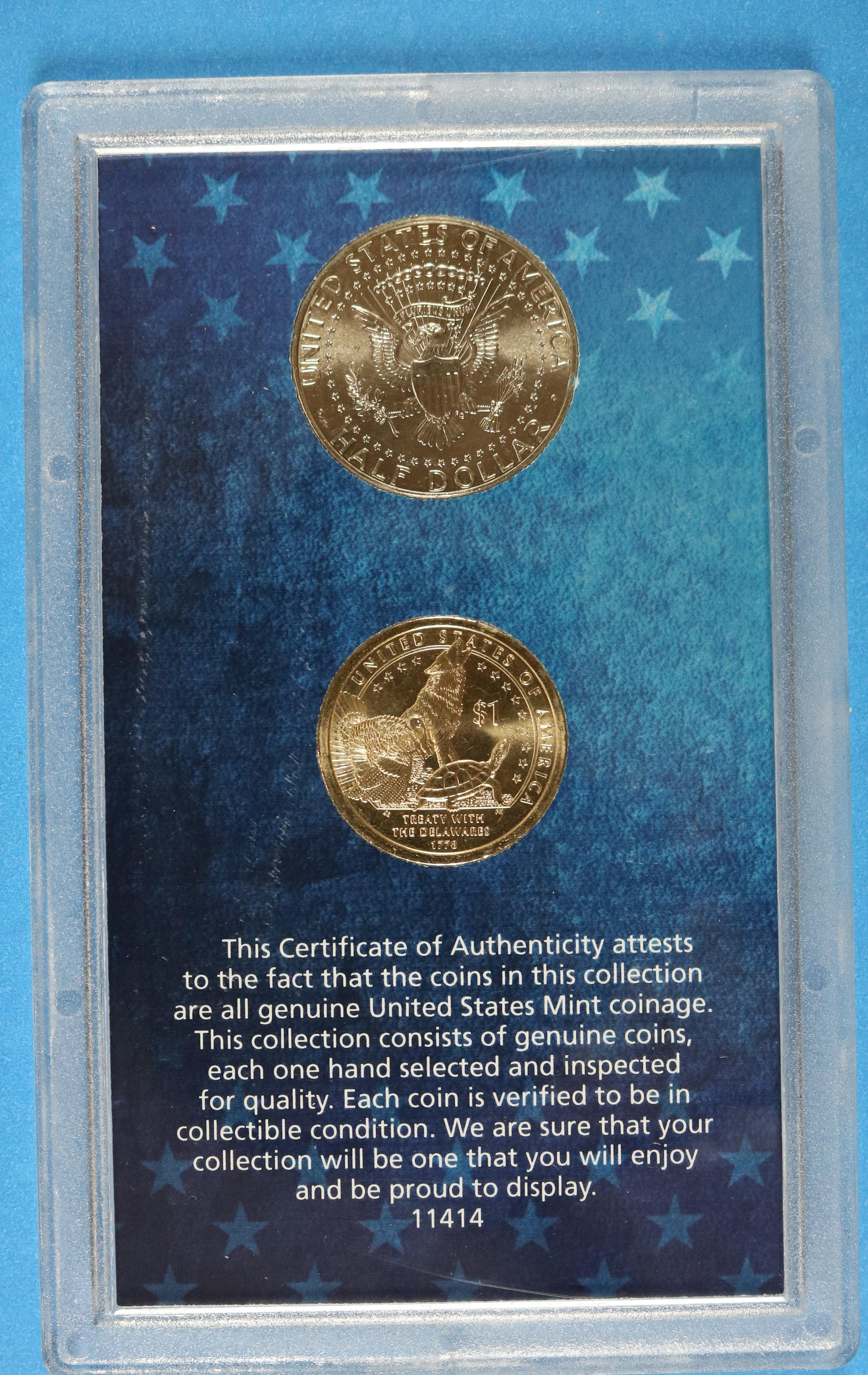 2013 Lost Coins Never Released for Circulation Sacagawea & Kennedy