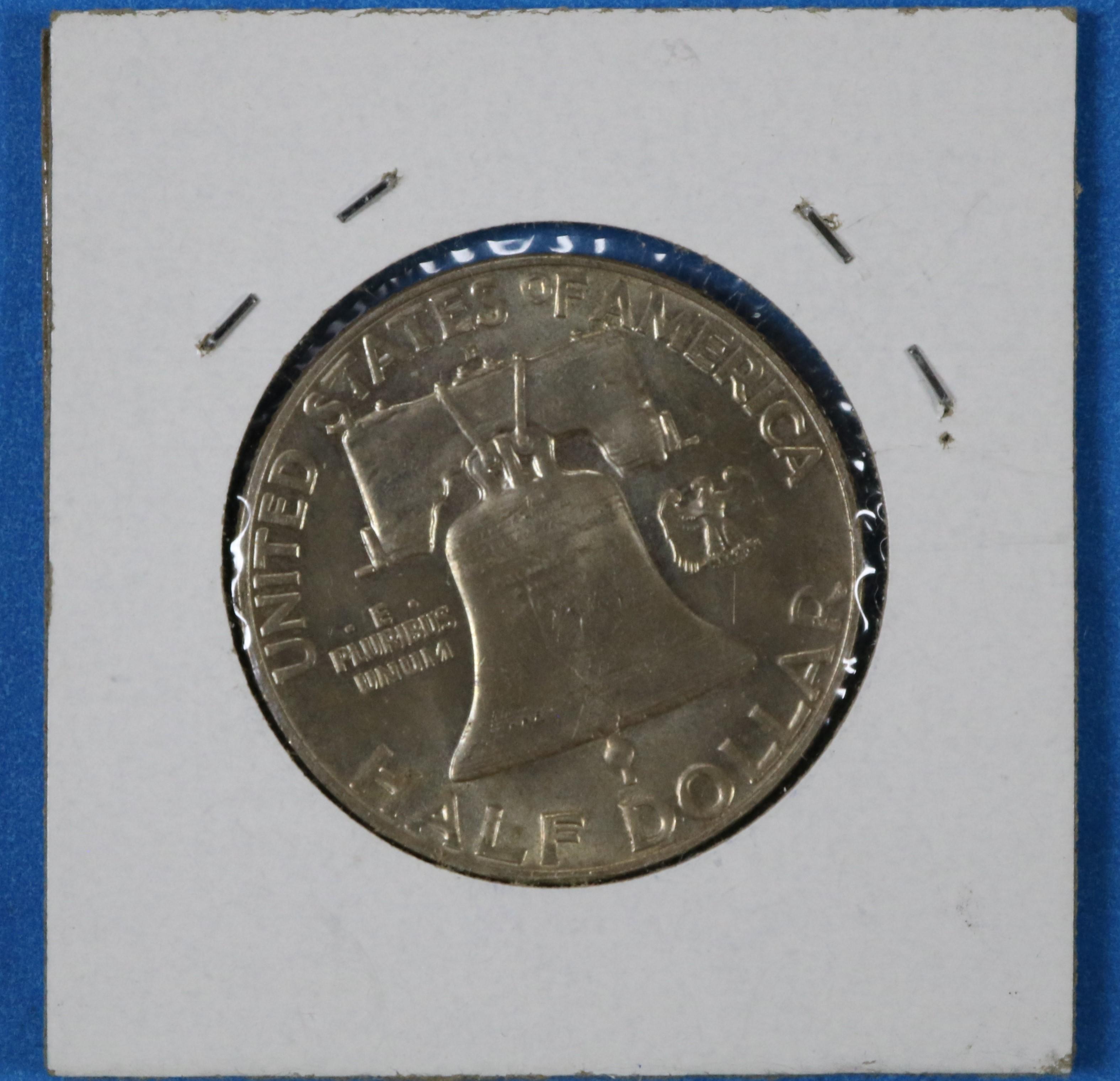 1959 D Franklin Half Silver Dollar