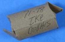 1 Roll of Eisenhower One Dollar Coins - 1971-1978 - 20 Coins