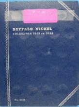 Book Collection of Buffal Nickels - 13 Coins total