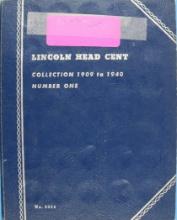 Book Collection of Lincoln Head Wheat Pennies - 32 Coins total