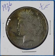 1926-D Silver Peace Dollar Toned