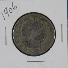 1906 Barber Half Dollar Silver Coin