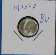 1945-D Silver Mercury Dime