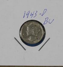 1943-D Silver Mercury Dime