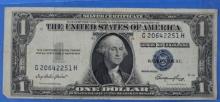 1935 E Silver Certificate $1 Dollar Bill