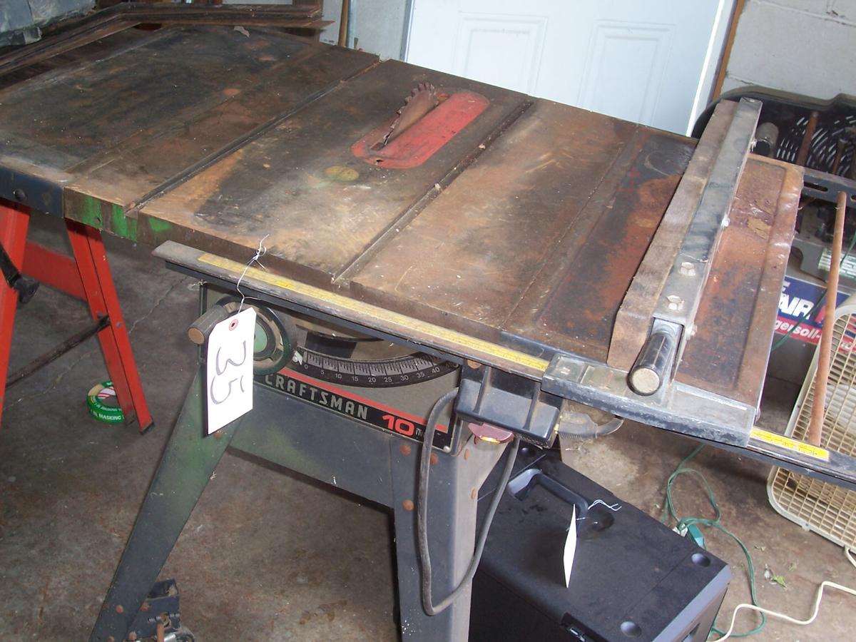 Craftsman 10" table saw