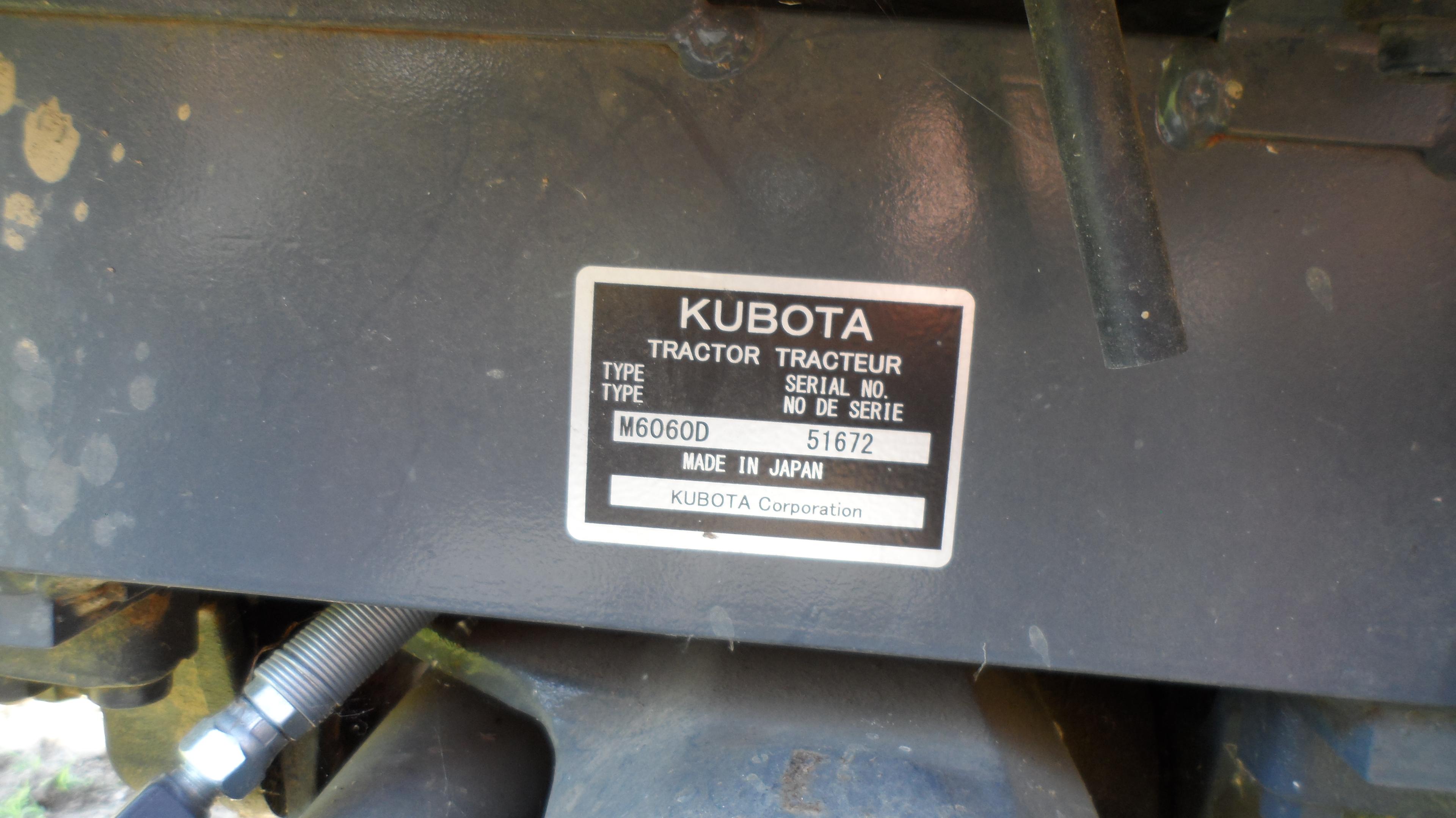 kubota Tractor 2014