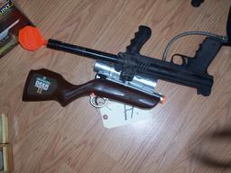 Paintball guns and accessories