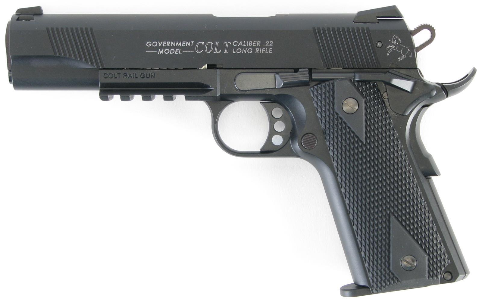 Colt Walther Rail Gun, Semi-Auto, .22LR