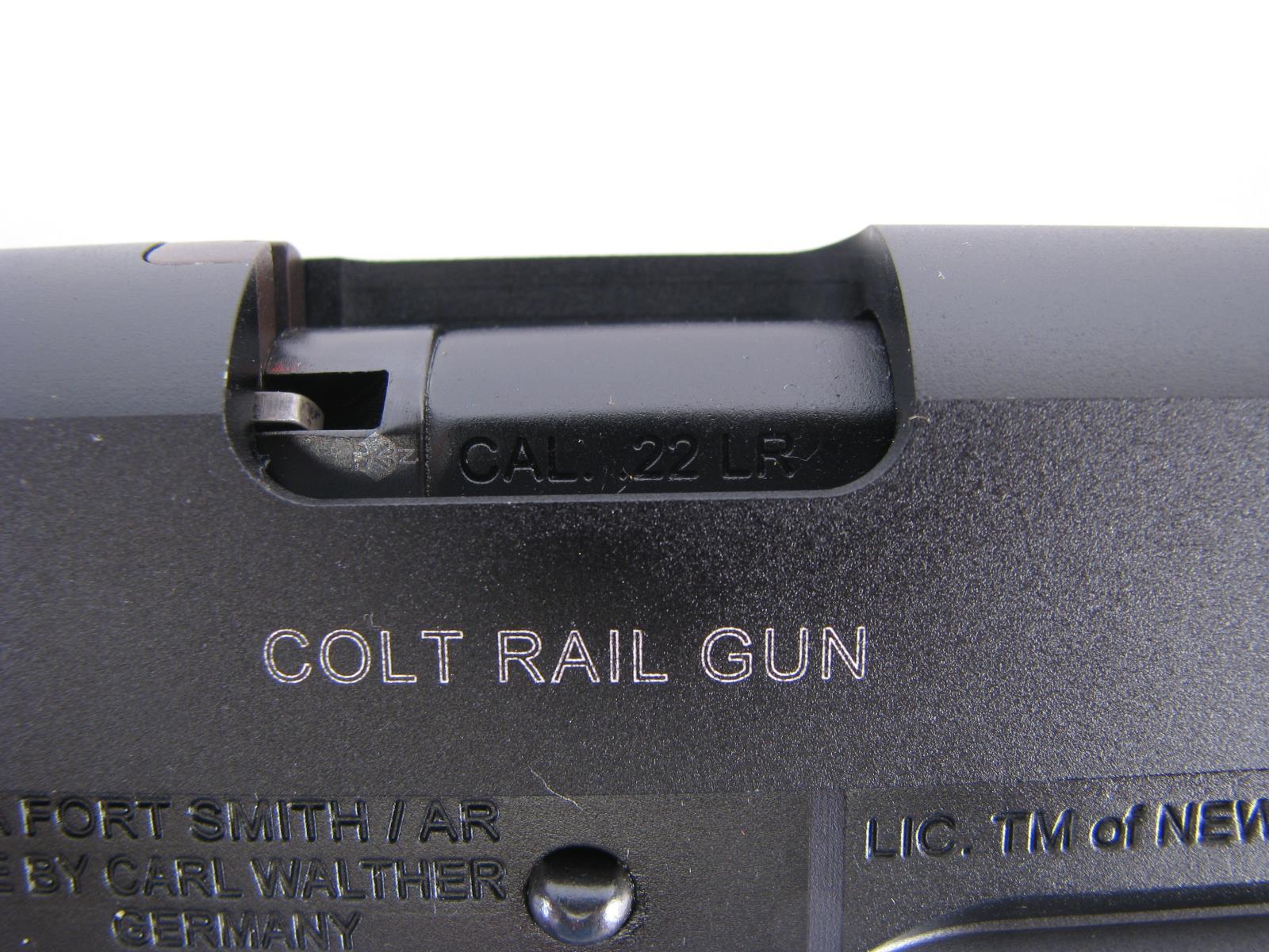 Colt Walther Rail Gun, Semi-Auto, .22LR