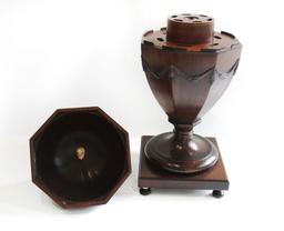 Pair of 19th Century Knife Box Urns