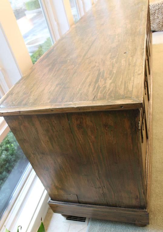 Distressed Pine Country Sideboard