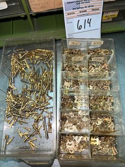 Hardware and Display Case gold connectors and gold letters