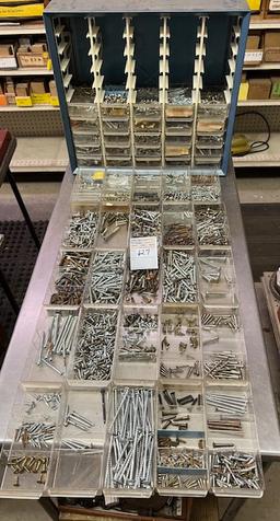 Misc Hardware and Display Cabinet - Assorted Screws