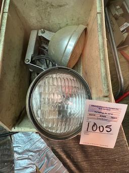 Antique Car Lights, Speaker, Wire