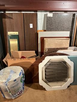 Misc Lot Wood Pieces, R13 Insulation and more