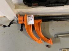 (2) large pipe clamps