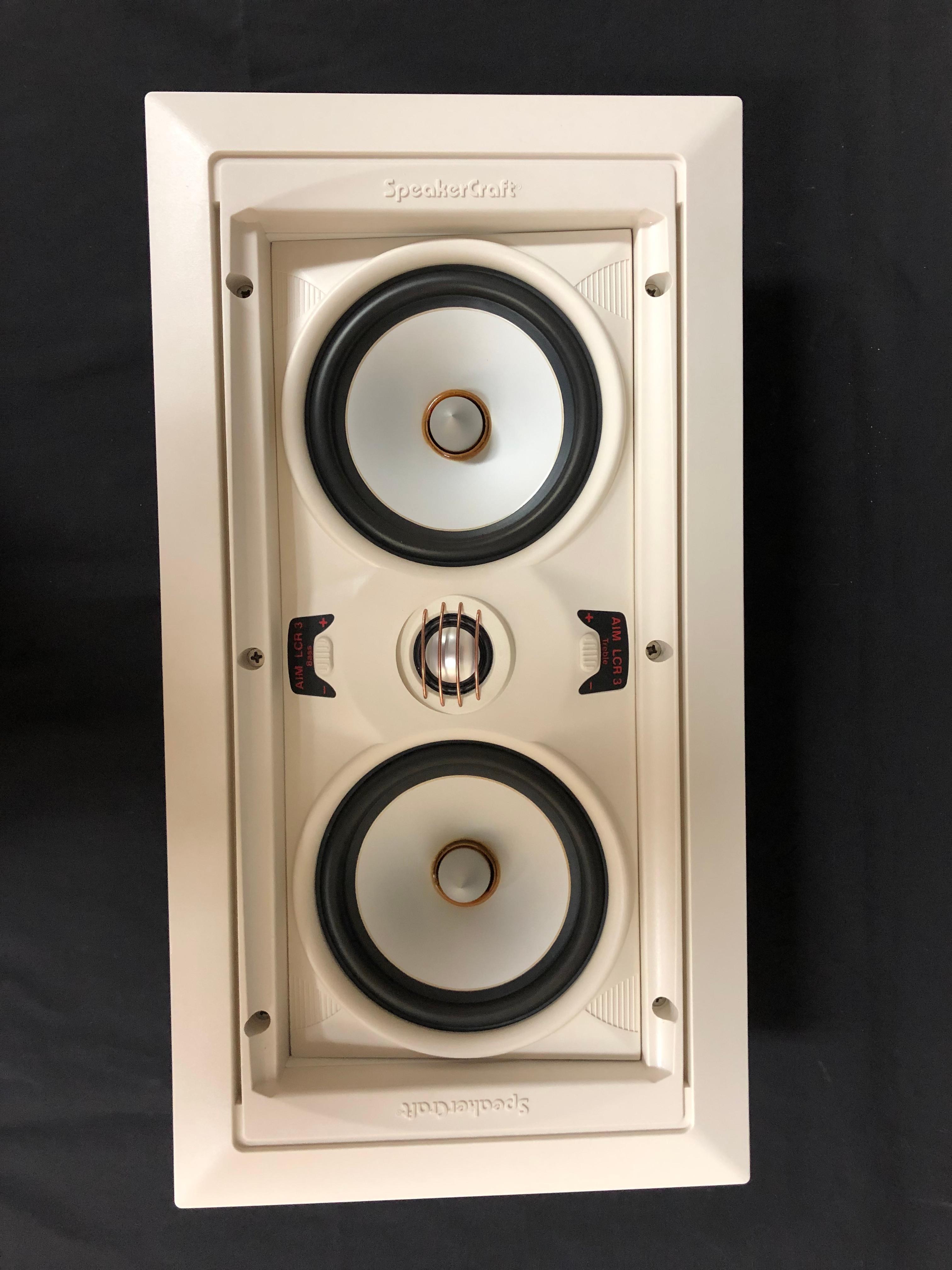 SpeakerCraft AIM LCR 3 In-Wall Rectangular Speaker