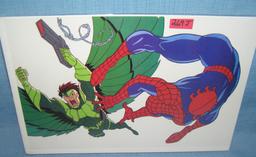 Vintage Spiderman comic character cell