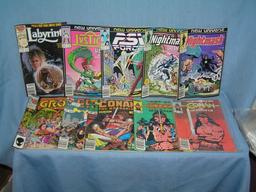 Group of 10 vintage Marvel comic books