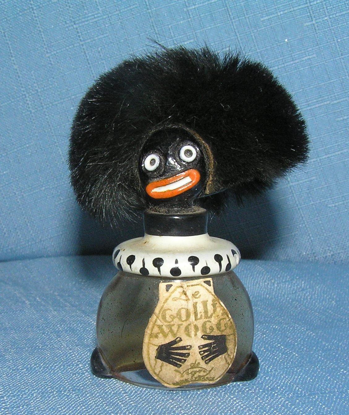 Rare figural Golliwog perfume bottle