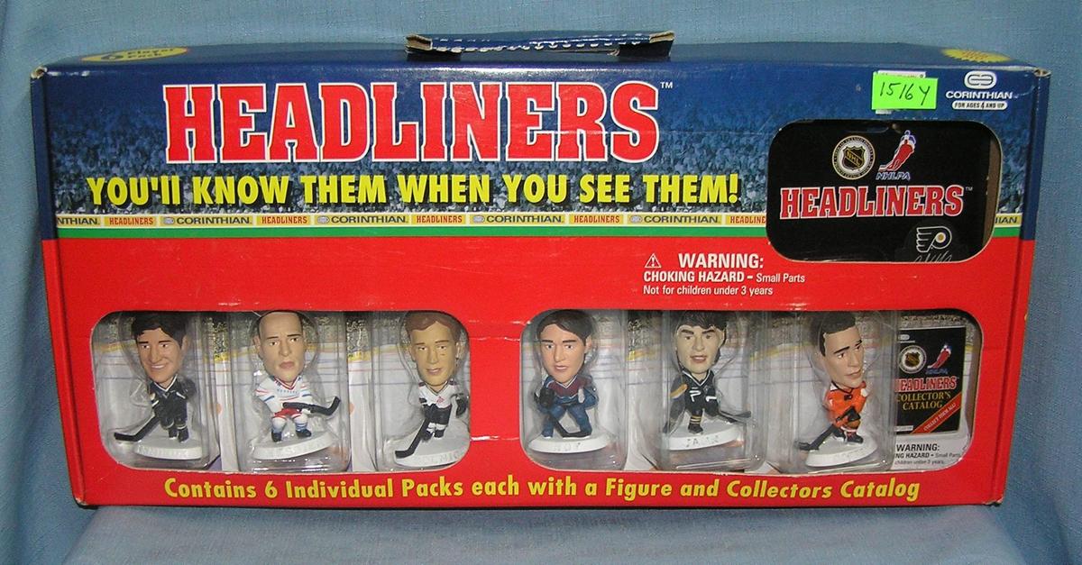 Box set of 6 Hockey all star figures