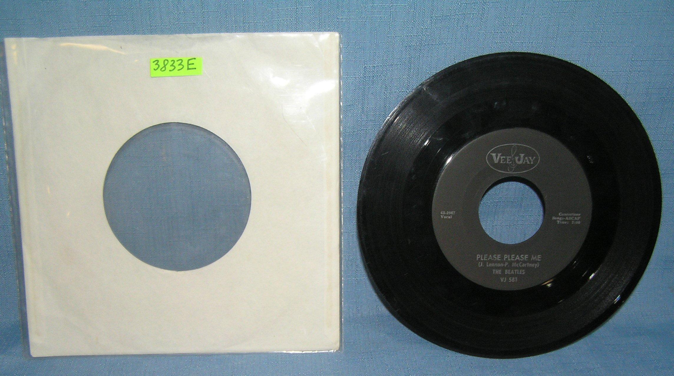 The Beatles vintage 45rpm record