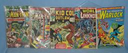 Group of 5 early Marvel comic books