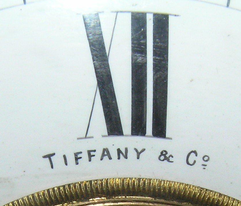 Great early Tiffany and Co. bronze mantle clock