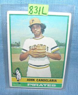 John Candelaria rookie baseball card
