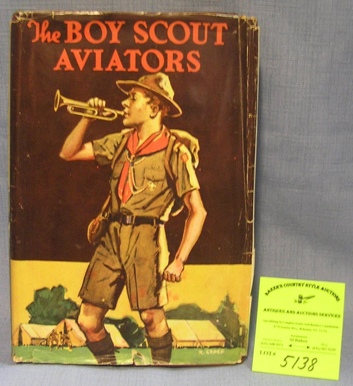 The Boy Scout aviators book with original dust jacket