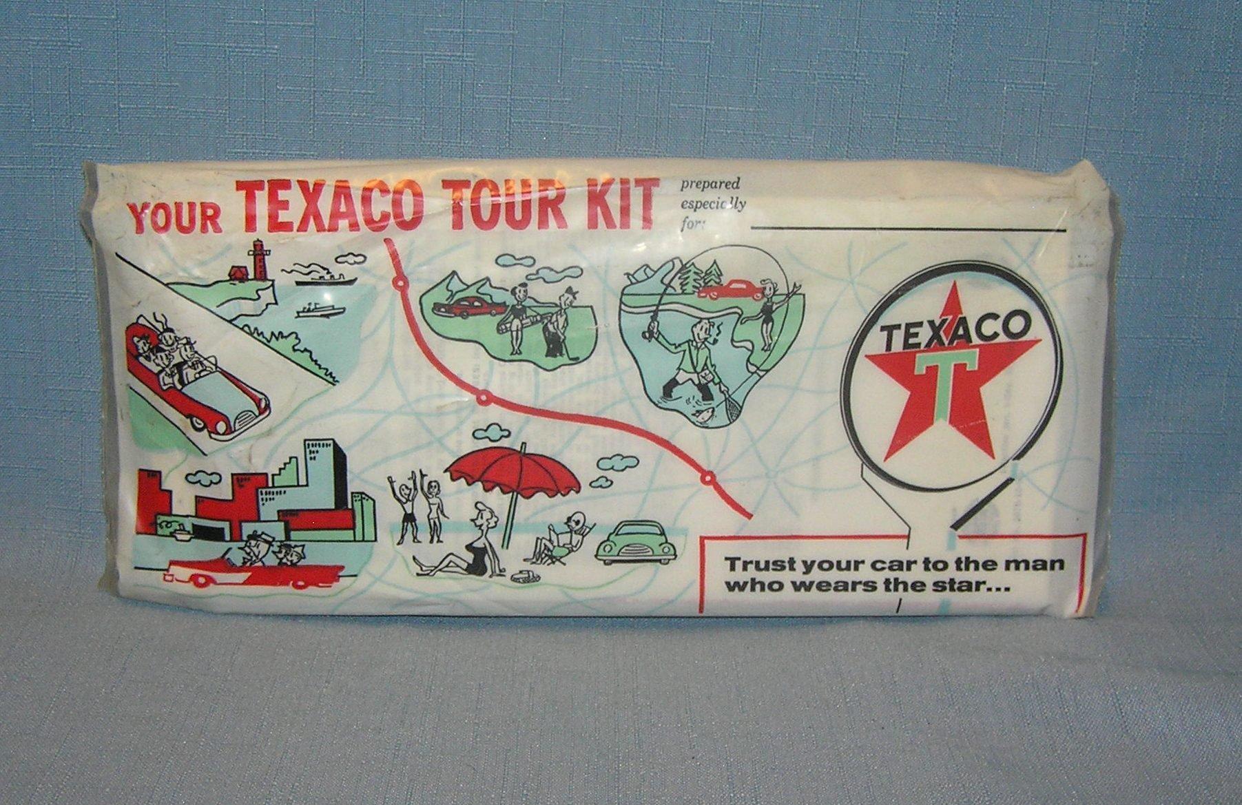 Collection of vintage auto related travel maps