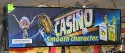 Camel and Winston cigarettes box sign