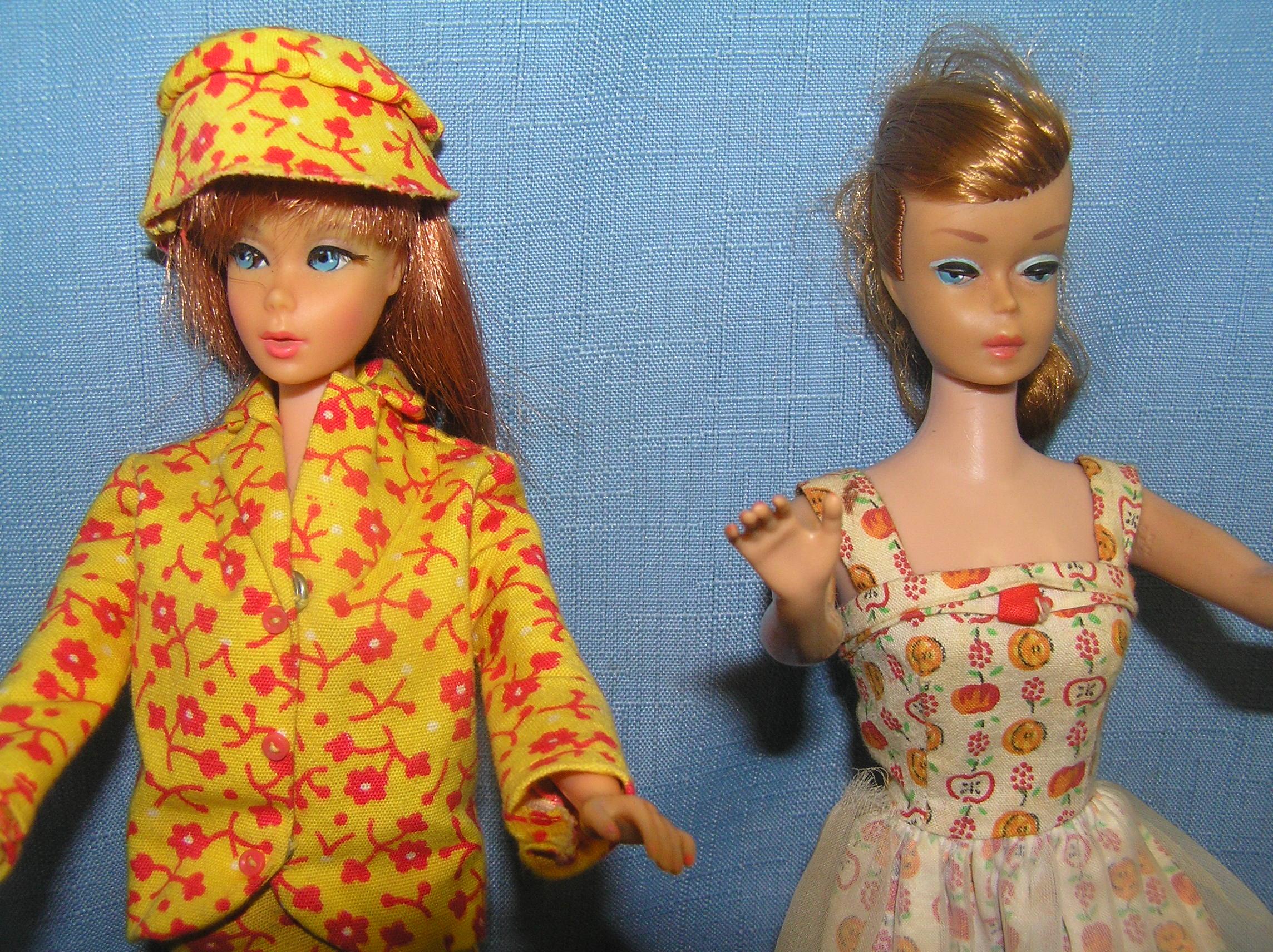 Barbie doll collection featuring 4 vintage dolls and more