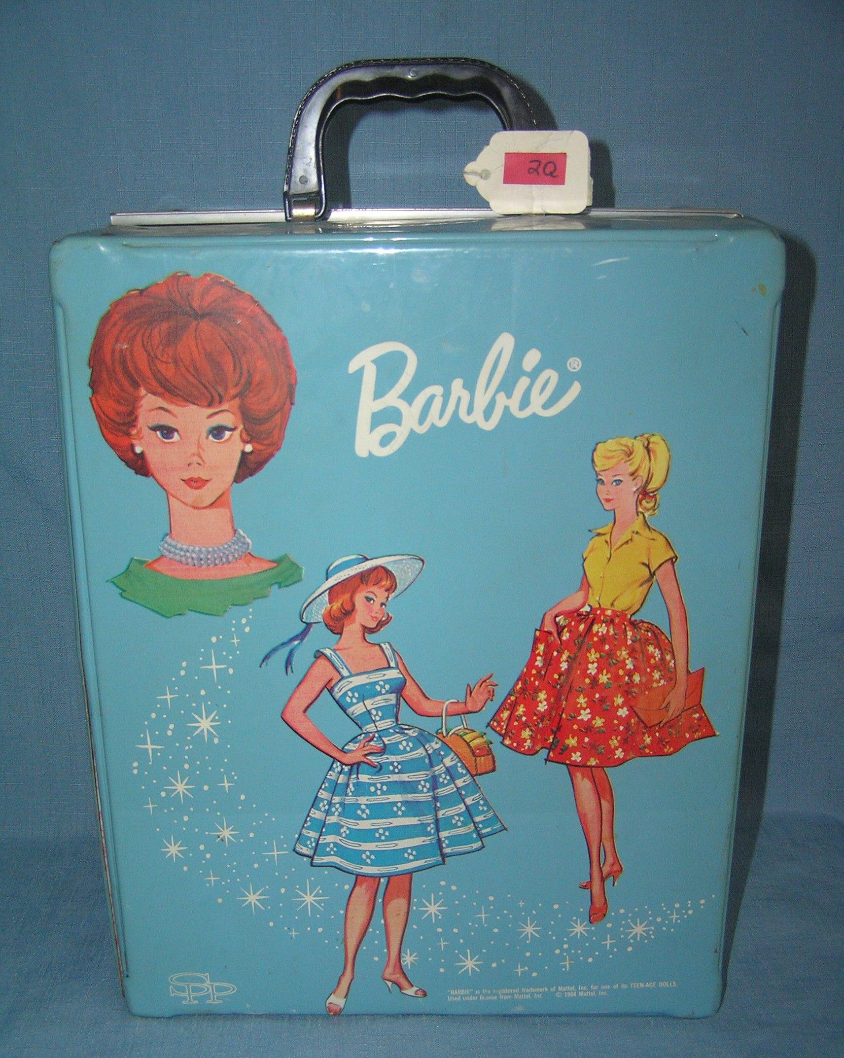 Barbie doll collection featuring 4 vintage dolls and more