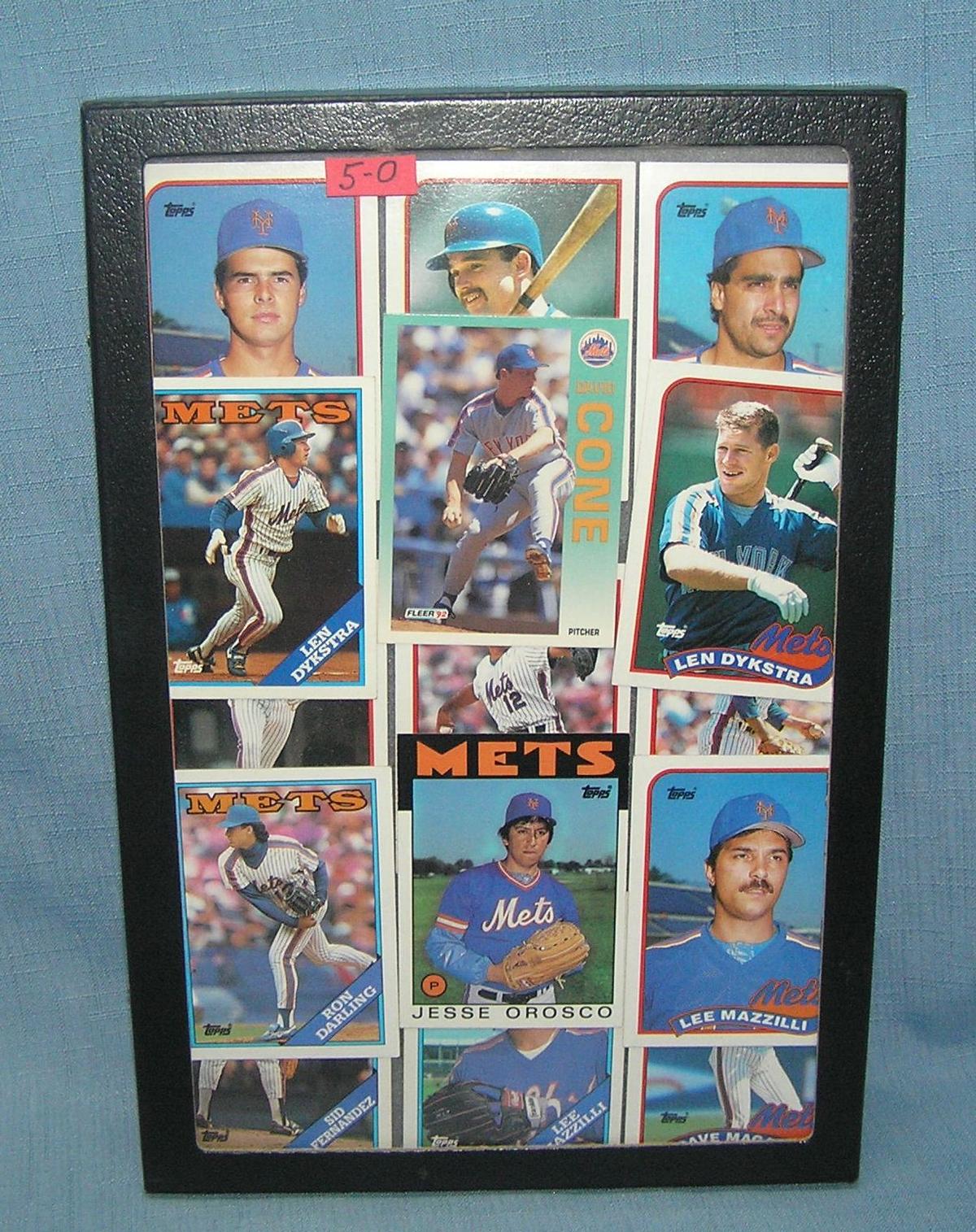 Group of vintage NY Mets baseball cards