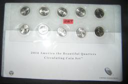 US mint state quarters collector's set