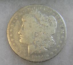 1884-O Morgan silver dollar in good condition