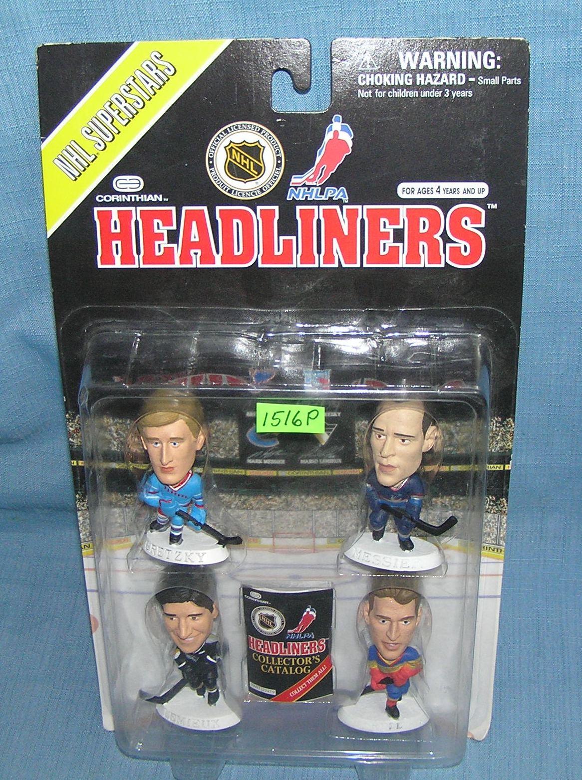 Group of 4 Hockey all star sports figures