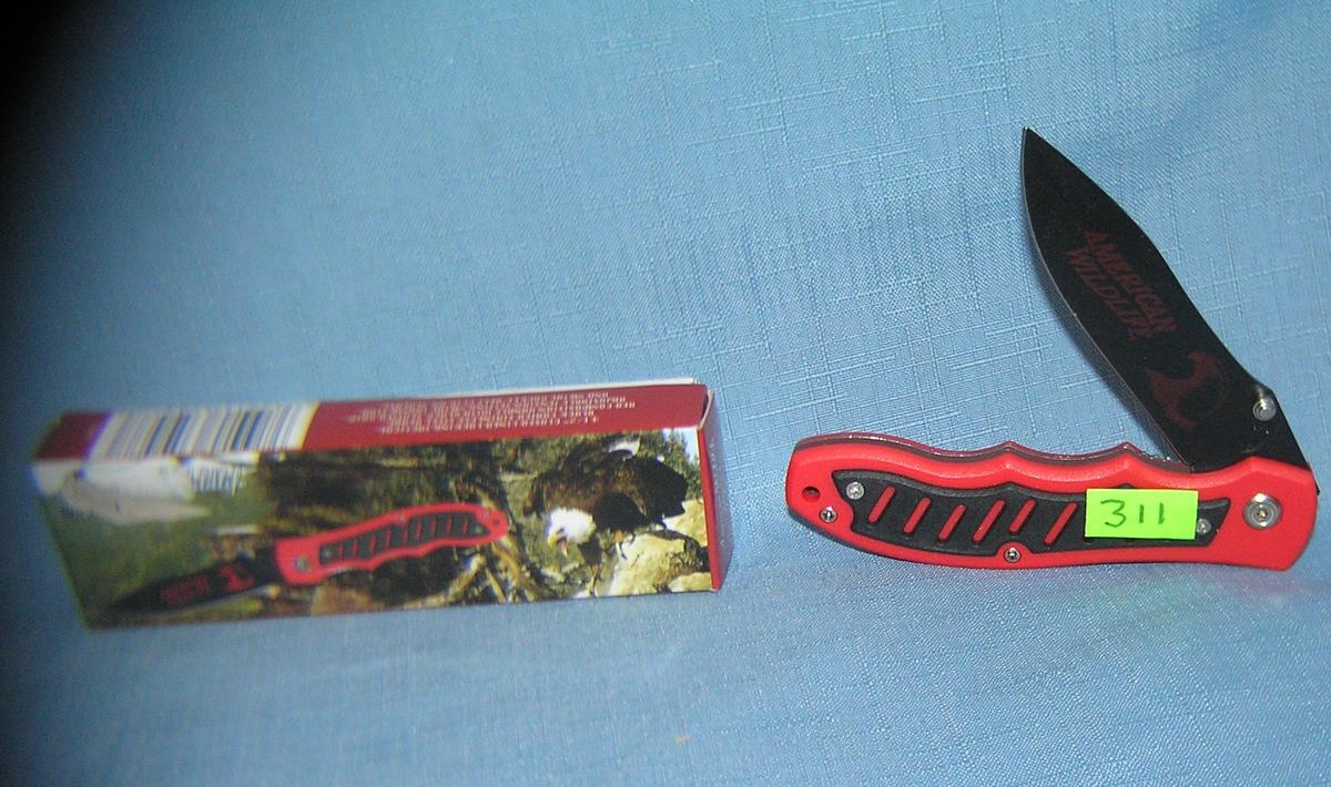 American wildlife pocket knife with original box
