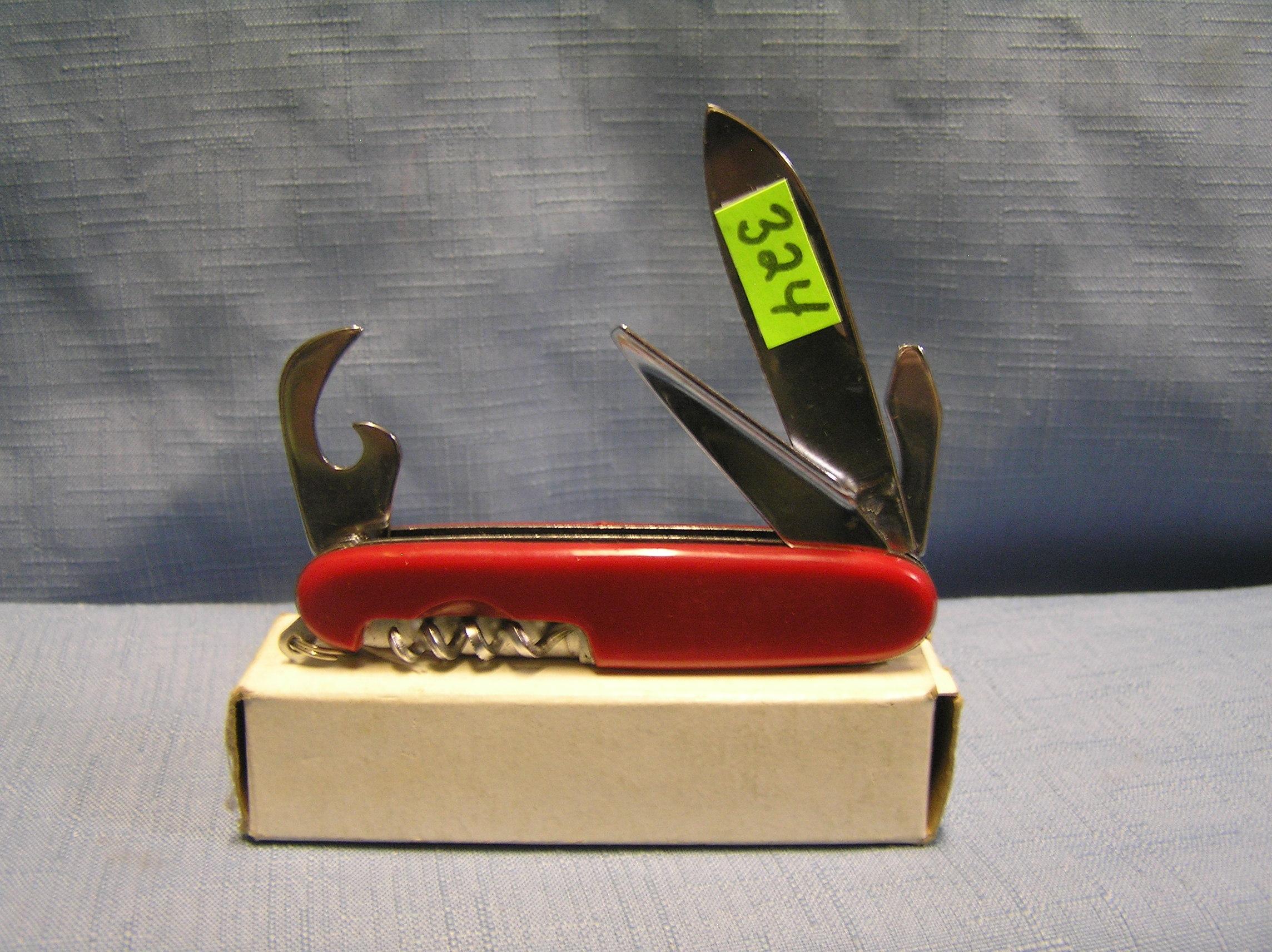 Modern Swiss Army knife with original box