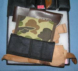 Group of knife cases and sheaths