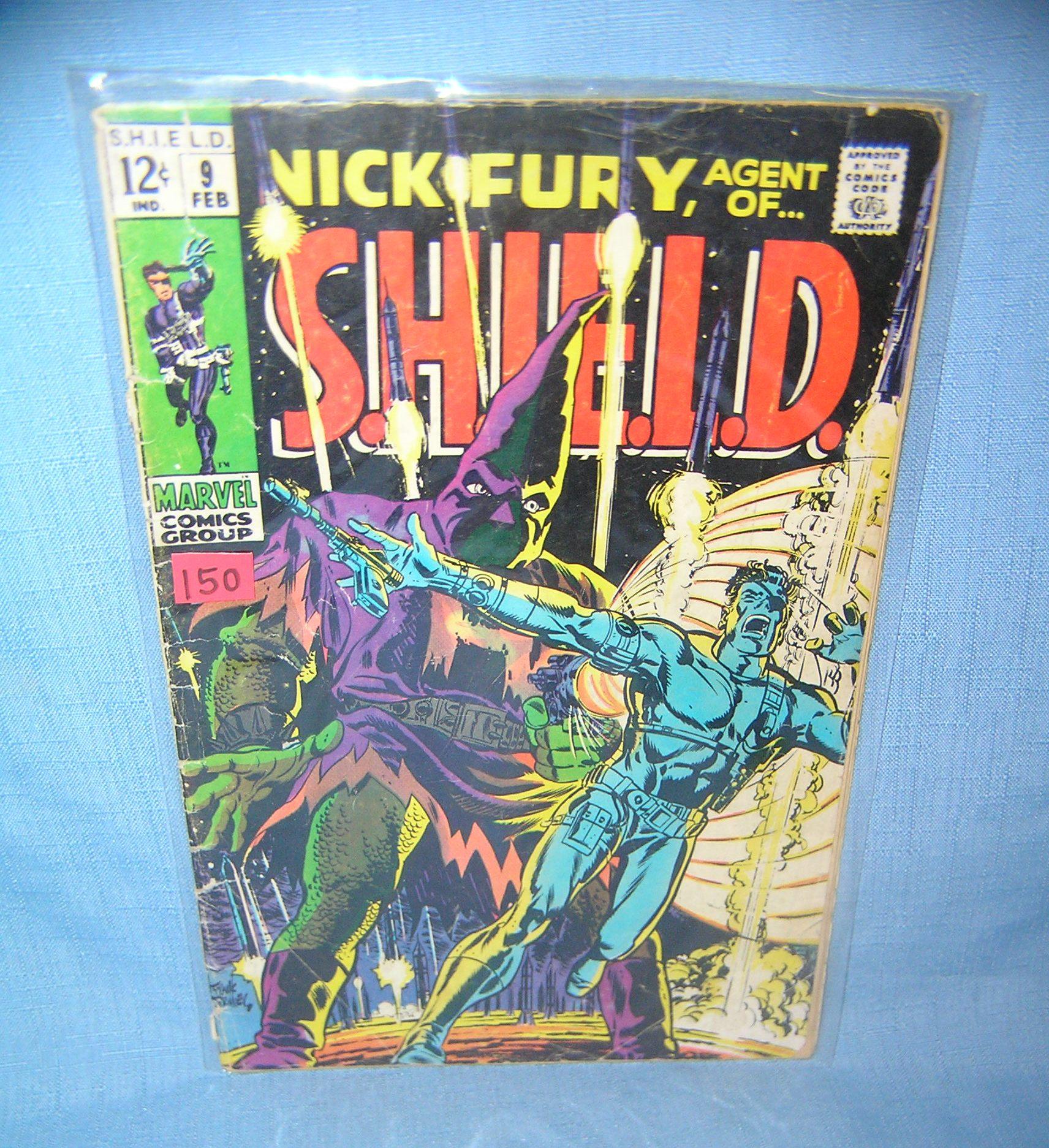 Early Nick Fury comic book