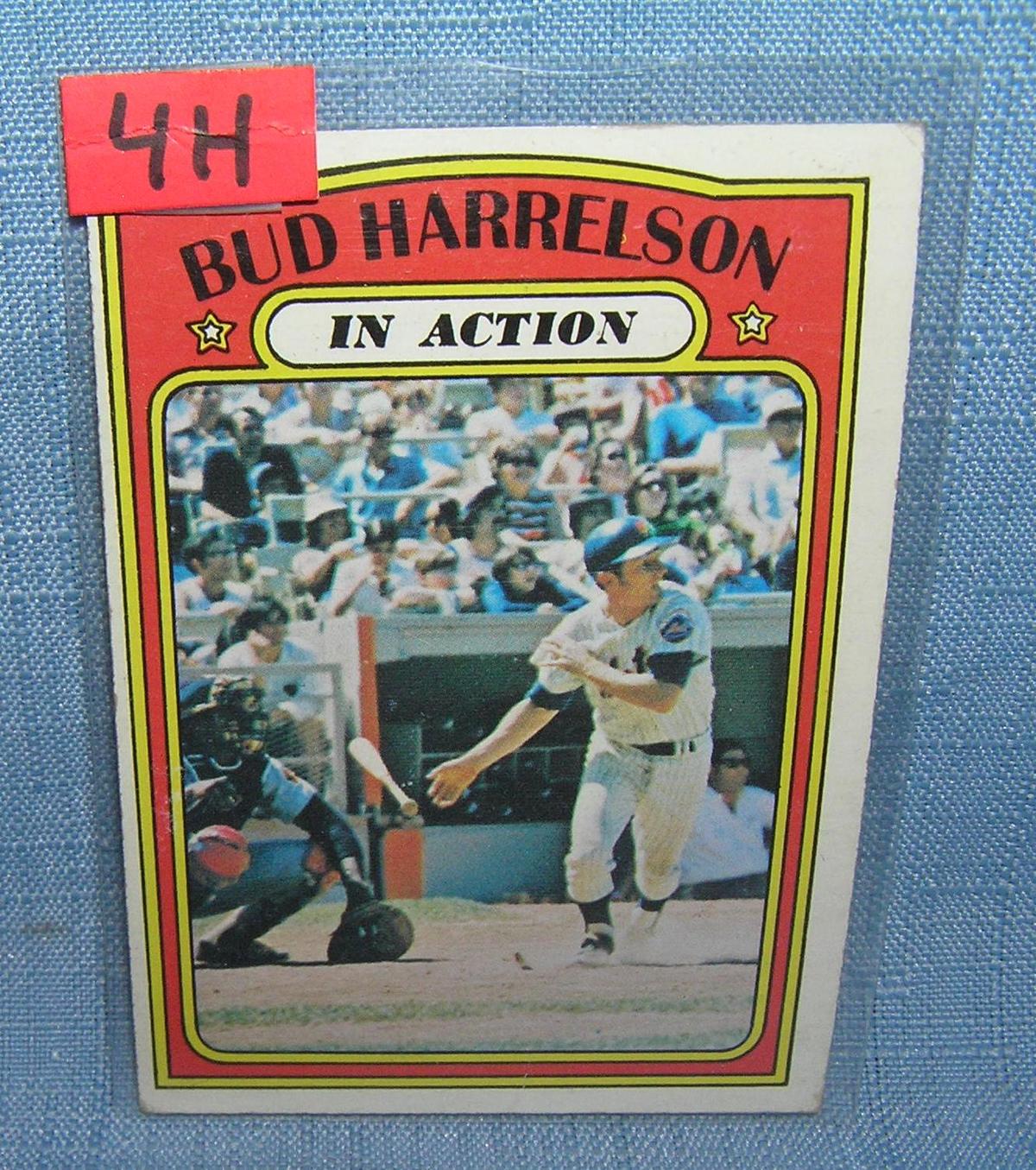 Vintage Bud Harrelson all star baseball card