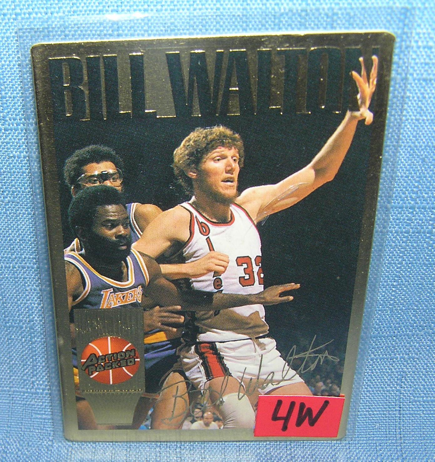 Vintage Bill Walton all star basketball card